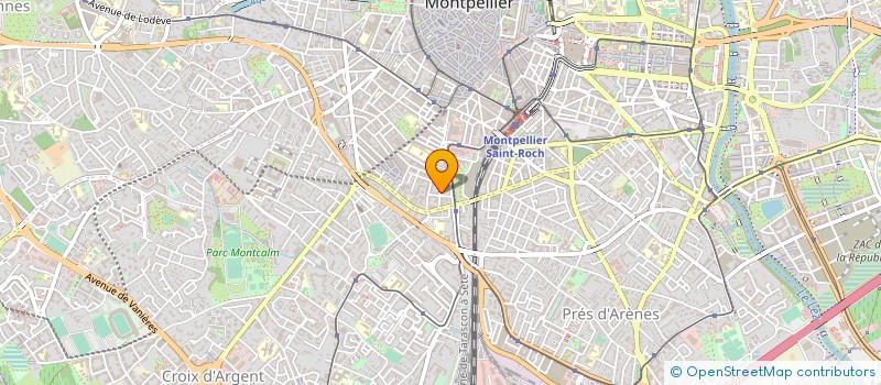 localisation de l'entreprise MADAME CATHERINE CIROU à MONTPELLIER