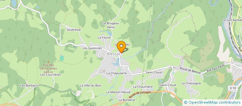 localisation de l'entreprise MADAME CATHERINE CITAIRE à BLESSAC