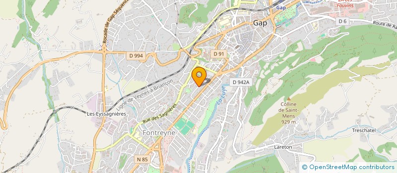 localisation de l'entreprise MADAME CATHERINE CLAIN  GAP