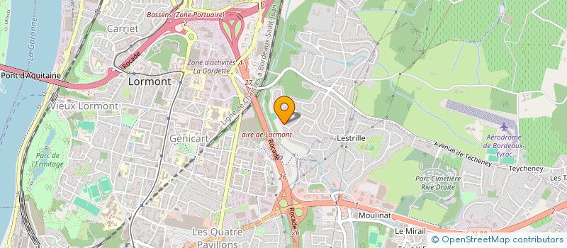 localisation de l'entreprise MADAME CATHERINE CLAIR  SAINT-MORILLON