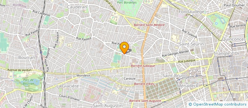 localisation de l'entreprise MADAME CATHERINE CLAUSSE à BORDEAUX