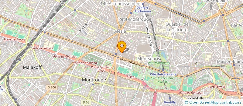 localisation de l'entreprise MADAME CATHERINE CLAUZEL  PARIS