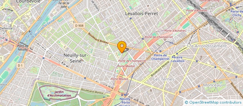 localisation de l'entreprise MADAME CATHERINE CLAVERIE-CASTETNAU à NEUILLY-SUR-SEINE