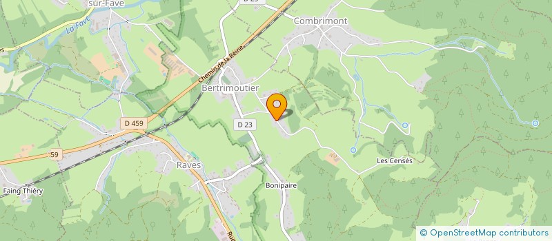 localisation de l'entreprise MADAME CATHERINE CLAVIER à BERTRIMOUTIER