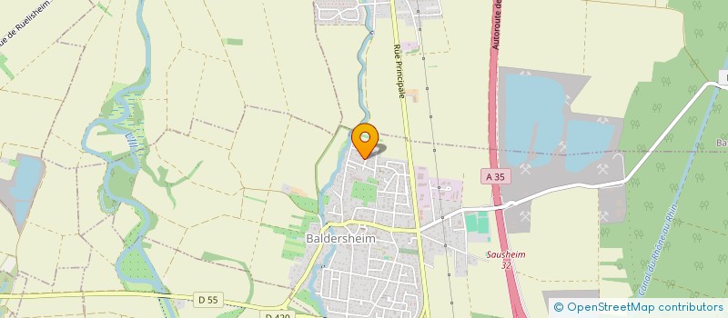 localisation de l'entreprise MADAME CATHERINE CLEMENT  BALDERSHEIM