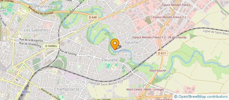 localisation de l'entreprise MADAME CATHERINE CLER à NIORT