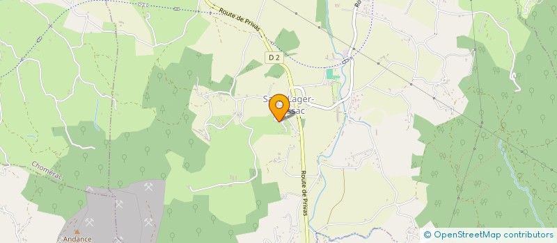 localisation de l'entreprise MADAME CATHERINE CLERC  SAINT-LAGER-BRESSAC