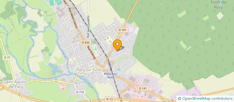 localisation de l'entreprise MADAME CATHERINE CLEROUT-AUDEBRAND  PACY-SUR-EURE