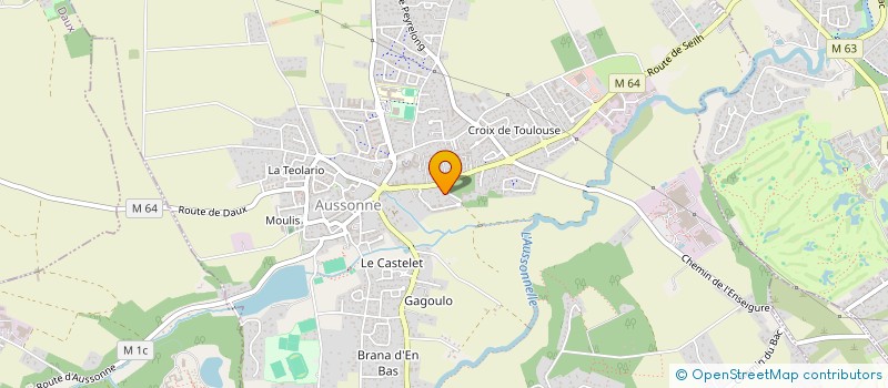 localisation de l'entreprise MADAME CATHERINE CLUSON  AUSSONNE
