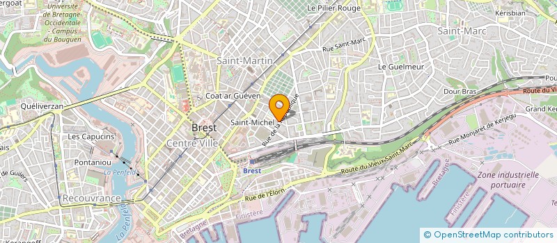 localisation de l'entreprise MADAME CATHERINE COAT-MALHERBE  BREST