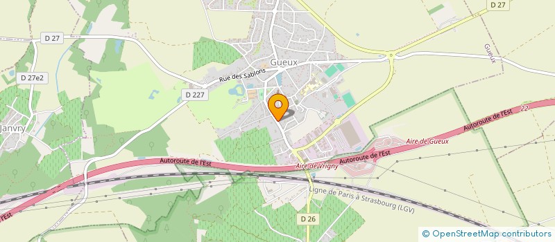 localisation de l'entreprise MADAME CATHERINE COGAN à GUEUX