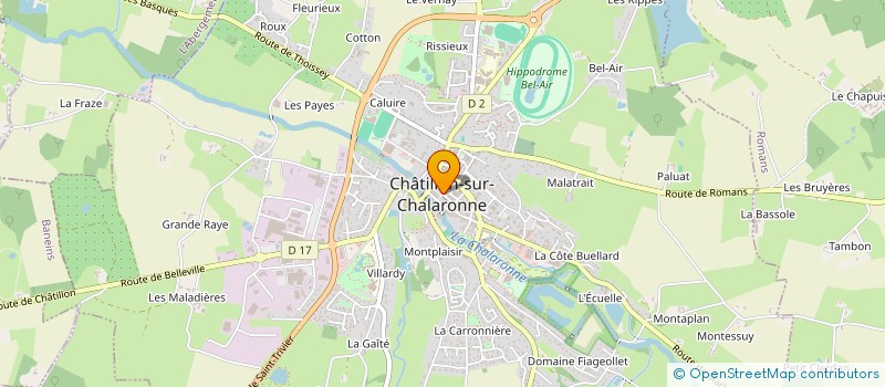localisation de l'entreprise MADAME CATHERINE COL à CHATILLON-SUR-CHALARONNE