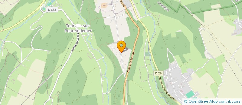 localisation de l'entreprise MADAME CATHERINE COLLANGE  TOURVILLE-SUR-PONT-AUDEMER