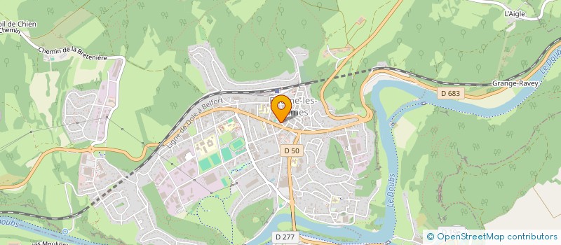 localisation de l'entreprise MADAME CATHERINE COLLIARD  BAUME-LES-DAMES