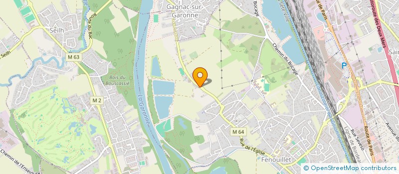 localisation de l'entreprise MADAME CATHERINE COLLIGNON  FENOUILLET