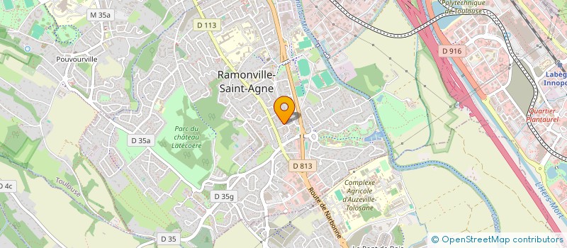 localisation de l'entreprise MADAME CATHERINE COLOMBANI  RAMONVILLE-SAINT-AGNE