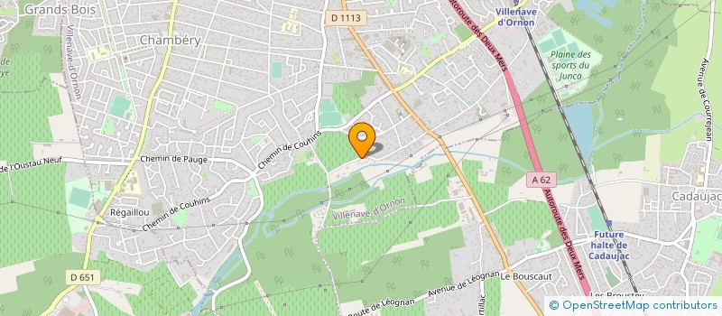 localisation de l'entreprise MADAME CATHERINE COLOMBET  VILLENAVE-D'ORNON