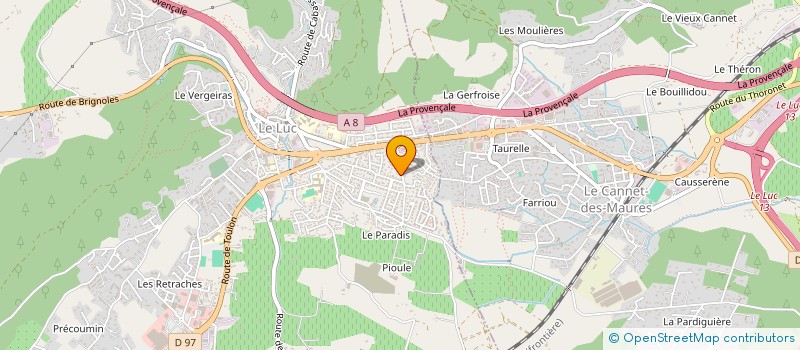 localisation de l'entreprise MADAME CATHERINE COLON à LE LUC