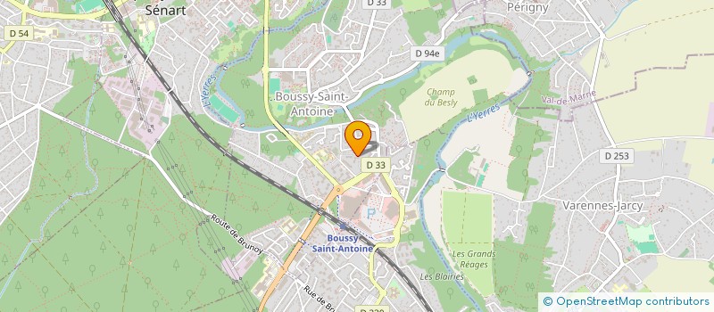 localisation de l'entreprise MADAME CATHERINE COMBEAUD  BOUSSY-SAINT-ANTOINE