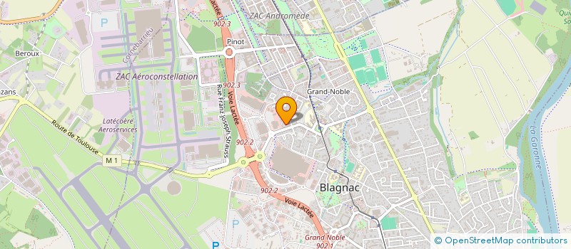 localisation de l'entreprise MADAME CATHERINE COMBRET à BLAGNAC