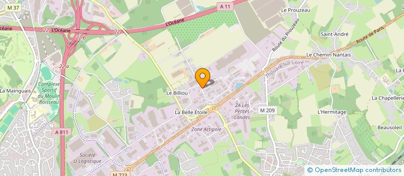 localisation de l'entreprise MADAME CATHERINE COMMEUREUC  CARQUEFOU