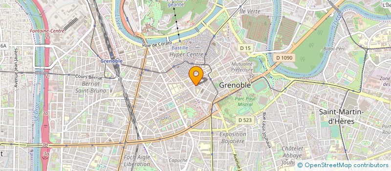 localisation de l'entreprise MADAME CATHERINE CONSTANT  GRENOBLE