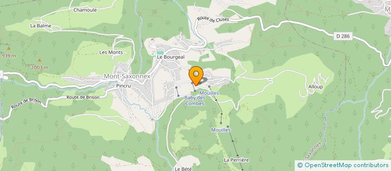 localisation de l'entreprise MADAME CATHERINE CONSTANTIN  MONT-SAXONNEX