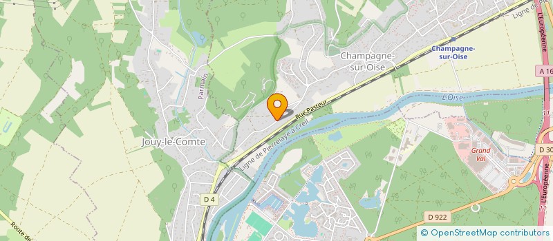 localisation de l'entreprise MADAME CATHERINE CONSTANTINIDIS  CHAMPAGNE-SUR-OISE