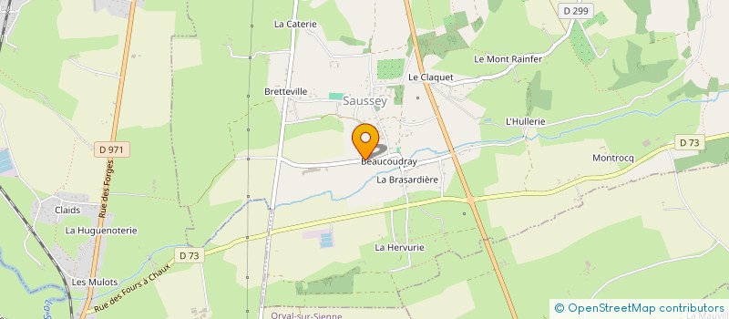 localisation de l'entreprise MADAME CATHERINE COQUIERE  HEUGUEVILLE-SUR-SIENNE