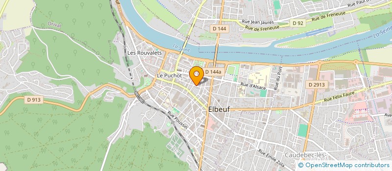 localisation de l'entreprise MADAME CATHERINE COQUIL  ELBEUF