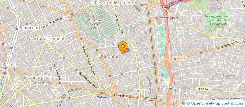 localisation de l'entreprise MADAME CATHERINE CORBELET  PARIS