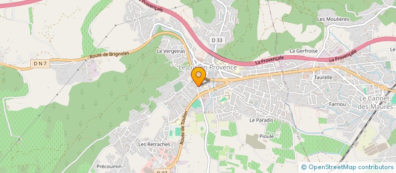 localisation de l'entreprise MADAME CATHERINE CORBILLON  DRAGUIGNAN