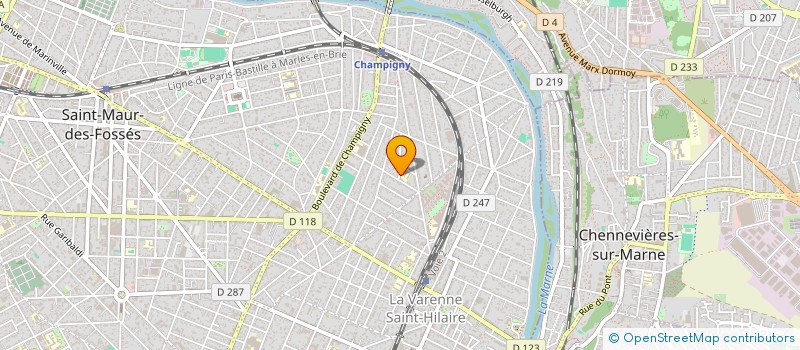 localisation de l'entreprise MADAME CATHERINE CORLAY  SAINT-MAUR-DES-FOSSES