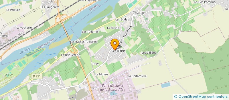 localisation de l'entreprise MADAME CATHERINE CORMERY à CHARGE