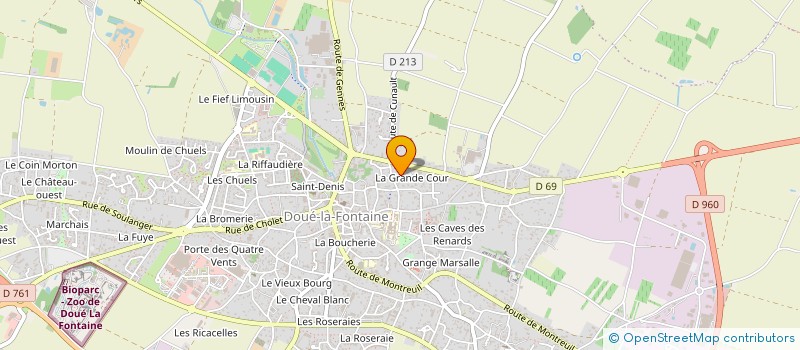 localisation de l'entreprise MADAME CATHERINE CORMIER  DOUE-EN-ANJOU