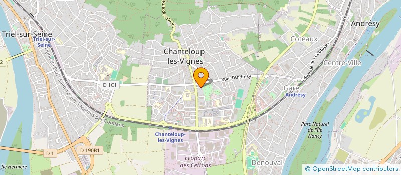 localisation de l'entreprise MADAME CATHERINE CORMIER à CHANTELOUP-LES-VIGNES
