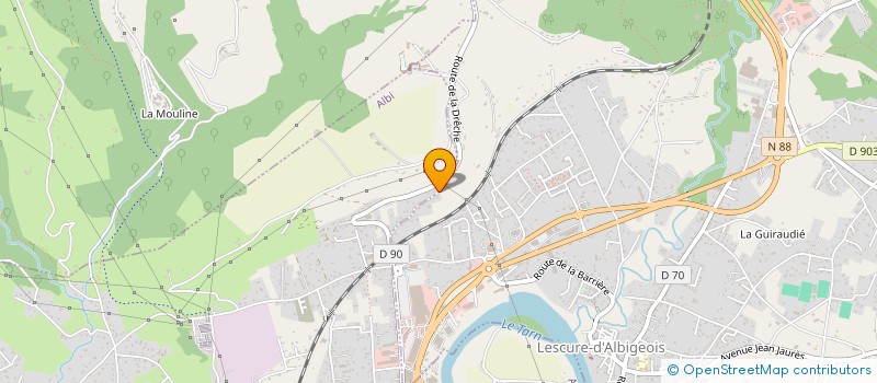 localisation de l'entreprise MADAME CATHERINE CORNE à ALBI