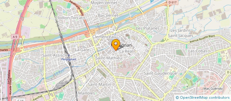 localisation de l'entreprise MADAME CATHERINE CORNET  PERPIGNAN