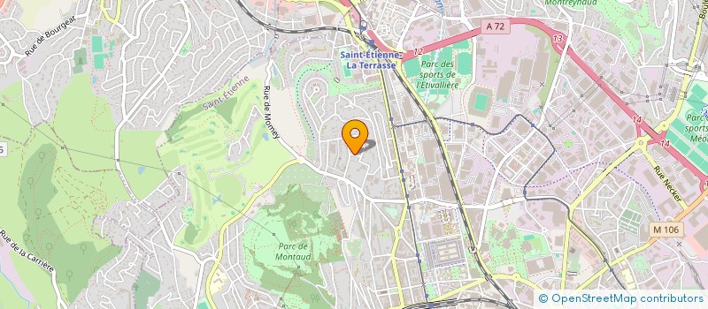 localisation de l'entreprise MADAME CATHERINE CORNILLON  SAINT-ETIENNE