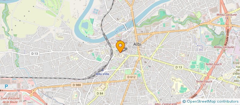 localisation de l'entreprise MADAME CATHERINE CORNO à ALBI