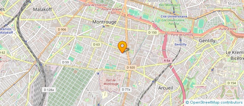 localisation de l'entreprise MADAME CATHERINE CORNU  MONTROUGE