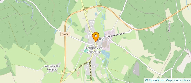 localisation de l'entreprise MADAME CATHERINE CORRADO-SPERIDAKES  FRETIGNEY-ET-VELLOREILLE