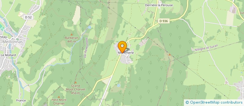 localisation de l'entreprise MADAME CATHERINE CORRETEL  VAL-REVERMONT