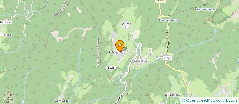 localisation de l'entreprise MADAME CATHERINE COSTE  LE SAPPEY-EN-CHARTREUSE