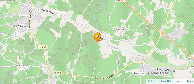 localisation de l'entreprise MADAME CATHERINE COSYNS  TEUILLAC