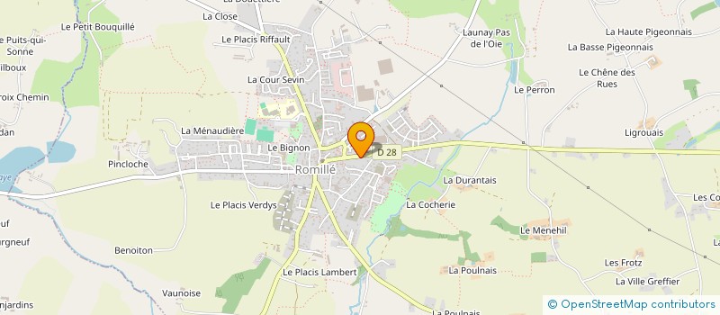 localisation de l'entreprise MADAME CATHERINE COTE  ROMILLE