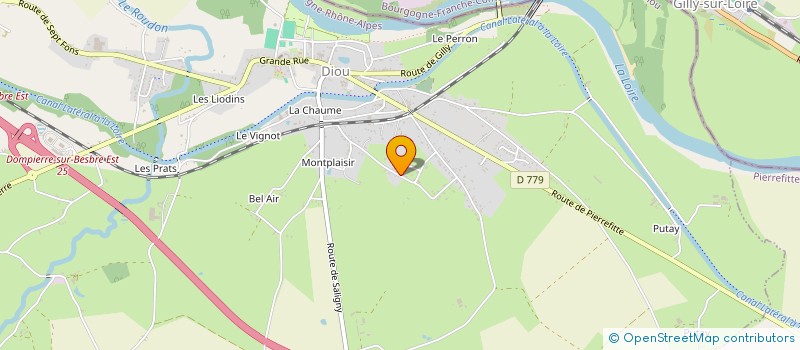 localisation de l'entreprise MADAME CATHERINE COTTINET  DIOU