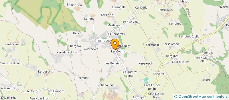 localisation de l'entreprise MADAME CATHERINE COU  LANDERNEAU