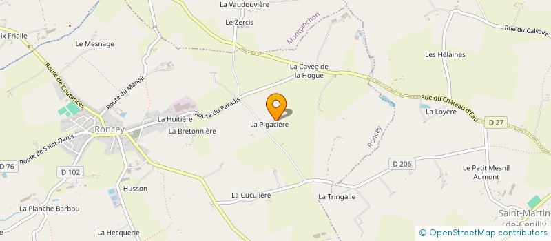 localisation de l'entreprise MADAME CATHERINE COUBRUN à RONCEY