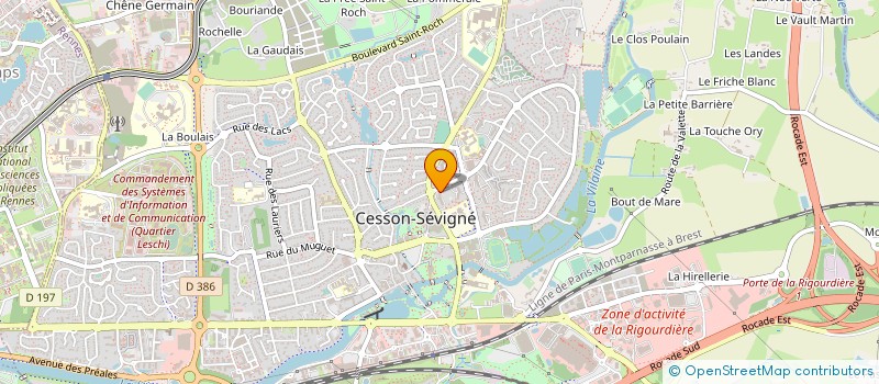 localisation de l'entreprise MADAME CATHERINE COUDRAY  CESSON-SEVIGNE